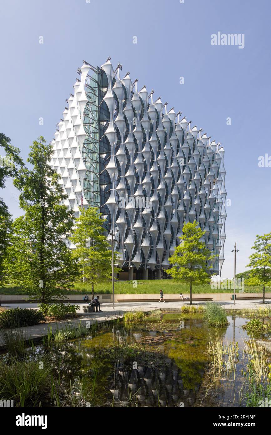 Ambassade américaine à Nine Elms Battersea Londres Banque D'Images