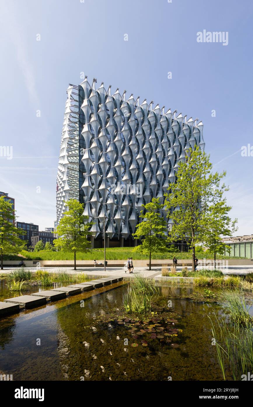 Ambassade américaine à Nine Elms Battersea Londres Banque D'Images