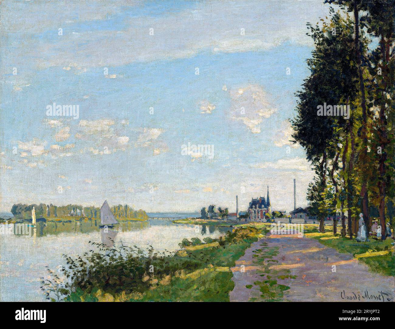 Argenteuil Claude Monet. Banque D'Images
