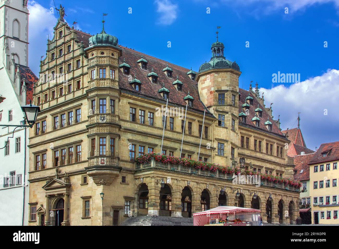Mairie de Rothenburg ob der Tauber, Allemagne Banque D'Images