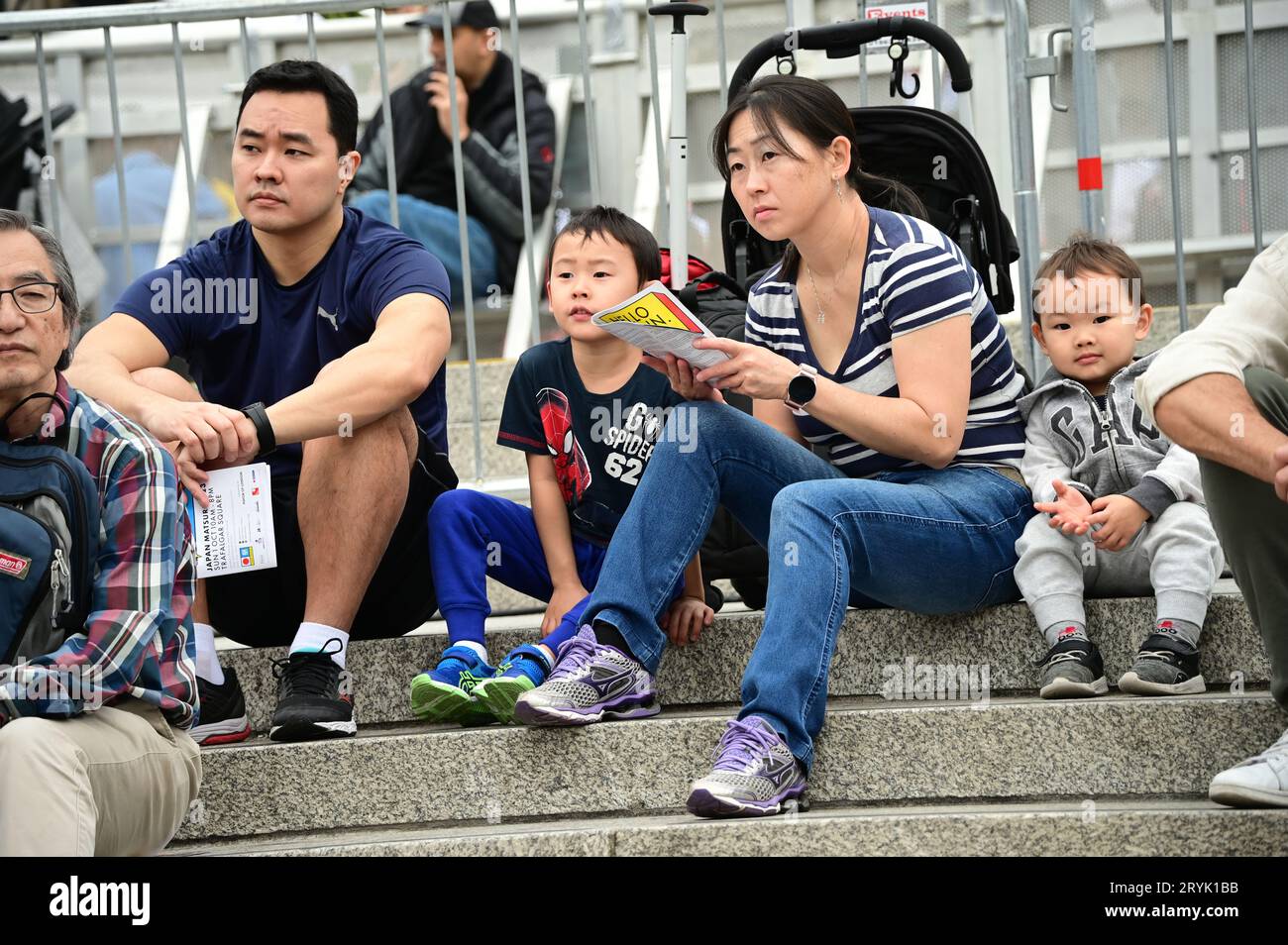 Londres, Royaume-Uni. 1 octobre 2023. Le Japan Matsuri Festival est de retour à Trafalgar Square, Londres, Royaume-Uni, pour la culture japonaise, les danses, performances, aliments et boissons. Crédit : Voir Li/Picture Capital/Alamy Live News Banque D'Images