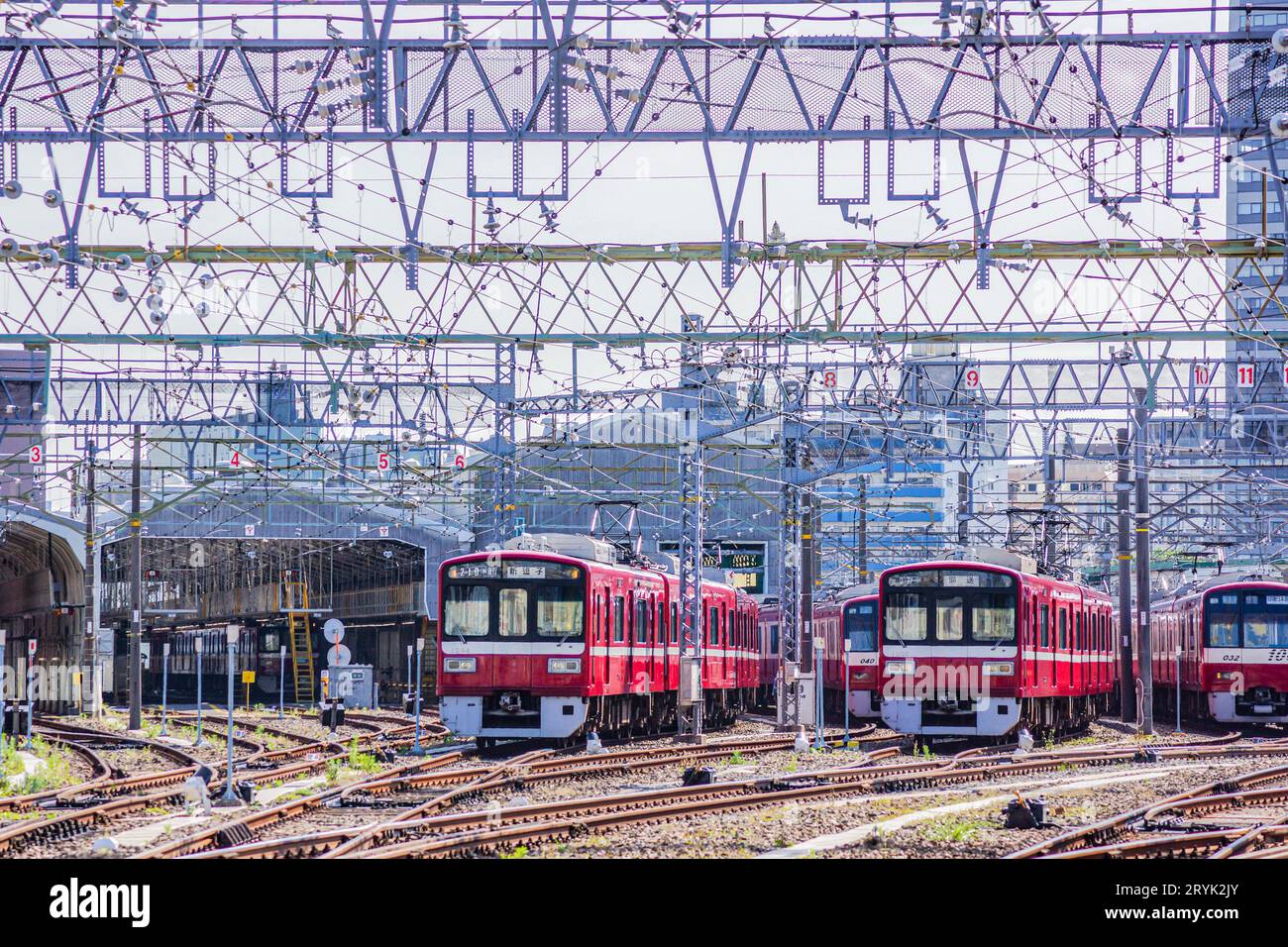 Véhicule ferroviaire Keihin Kyuko Banque D'Images