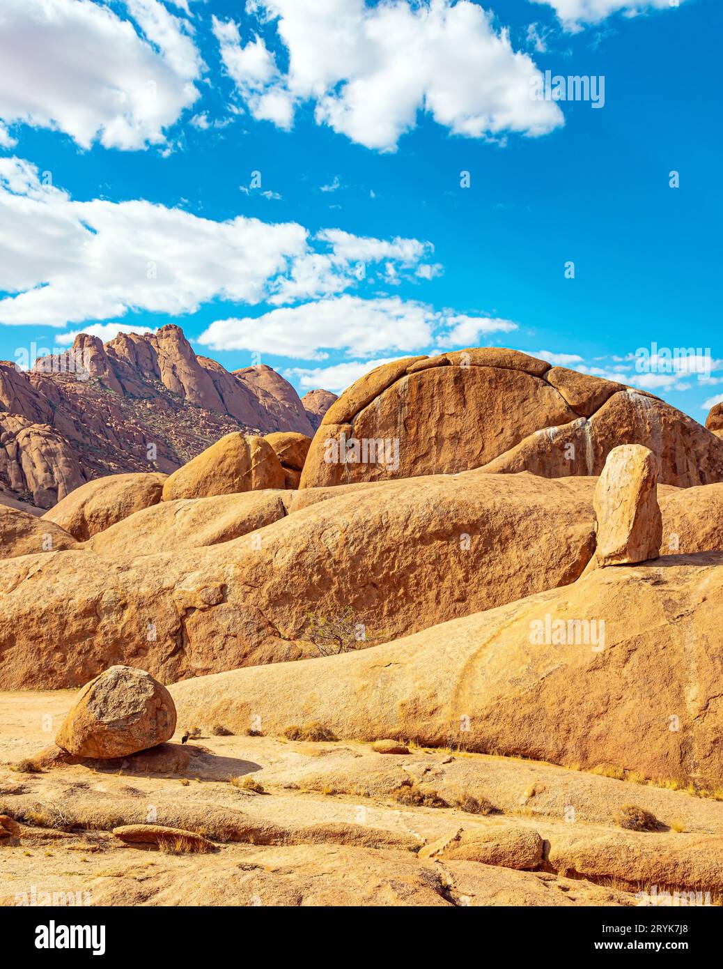 Spitzkoppe est un rocher pittoresque Banque D'Images