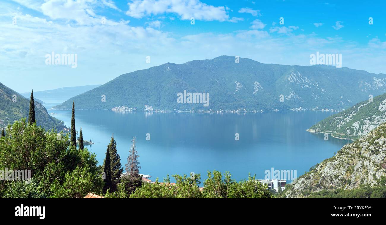 La ville de Kotor (Monténégro, la côte de baie de Kotor) Banque D'Images