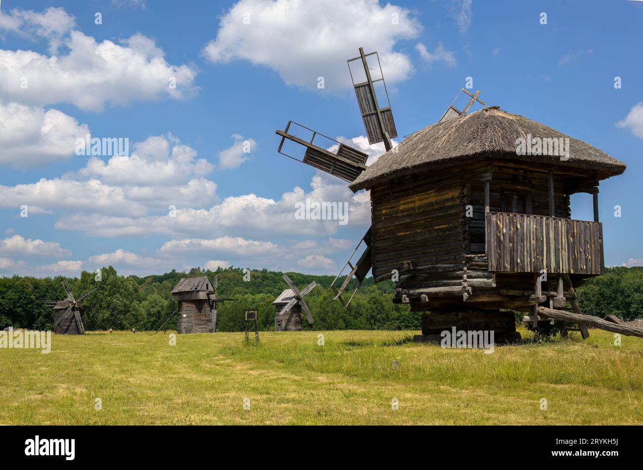 Musée en plein air Pyrohovo à Kiev - Ukraine Banque D'Images