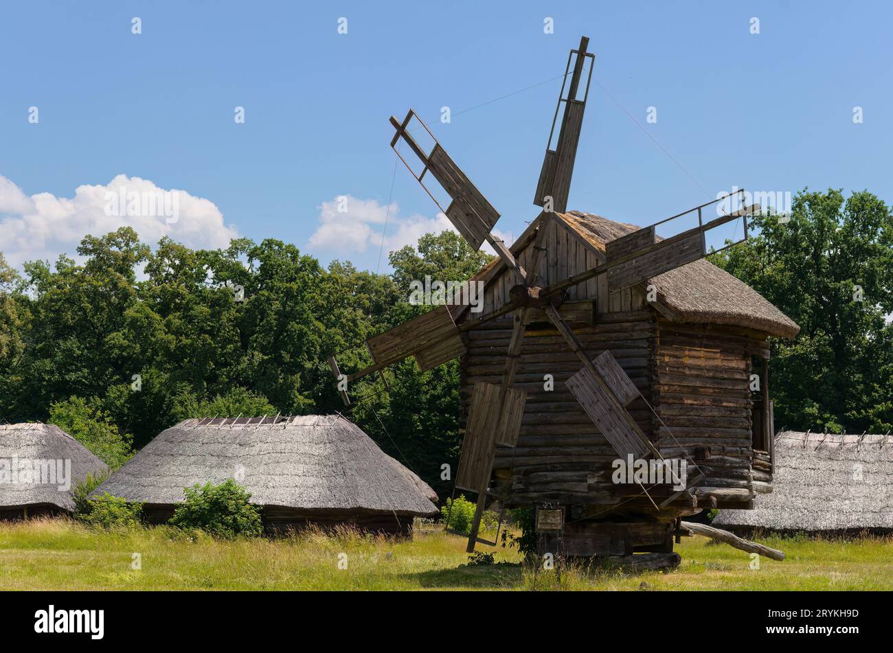 Musée en plein air Pyrohovo à Kiev - Ukraine Banque D'Images