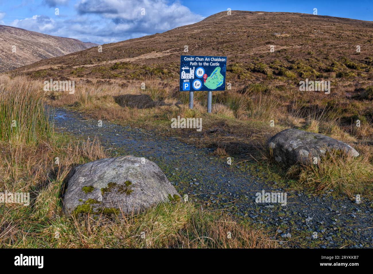 Drumnalifferny Mountain, Co Donegal, Irlande Banque D'Images