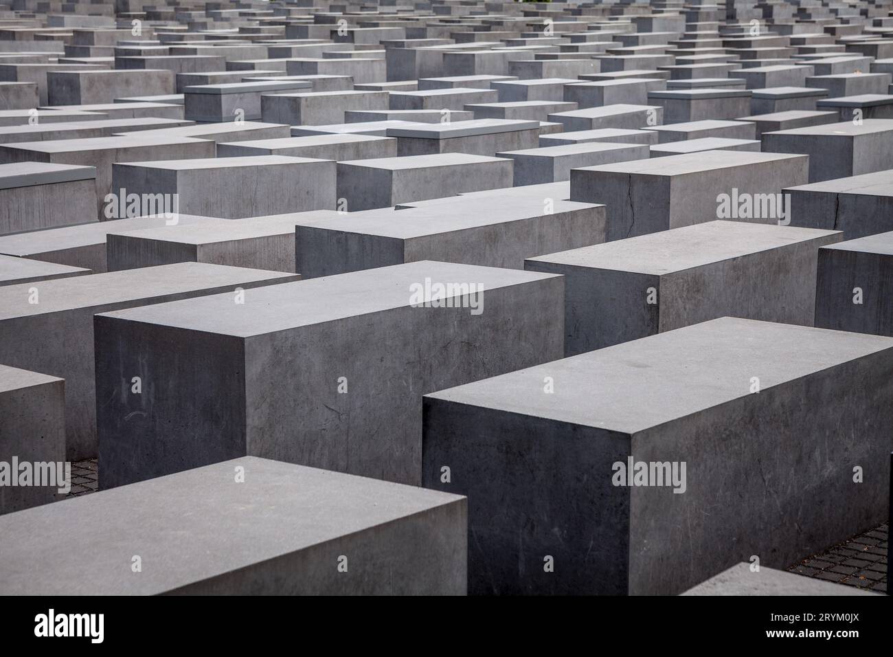 Mémorial des Juifs assassinés d'Europe / Mémorial de l'Holocauste, Berlin, Allemagne Banque D'Images