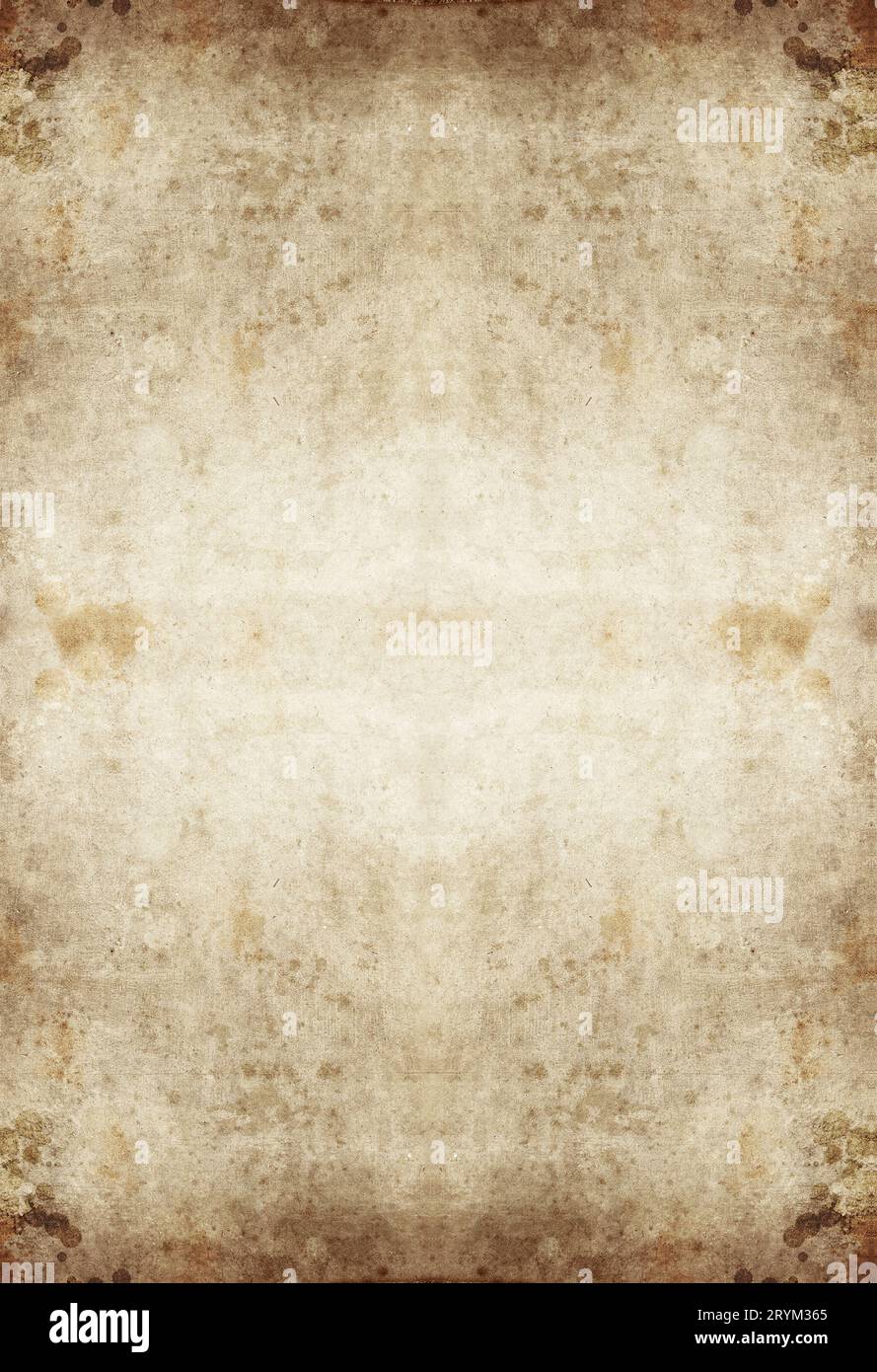 La texture du papier de fond carton close-up. Grunge old paper texture Banque D'Images