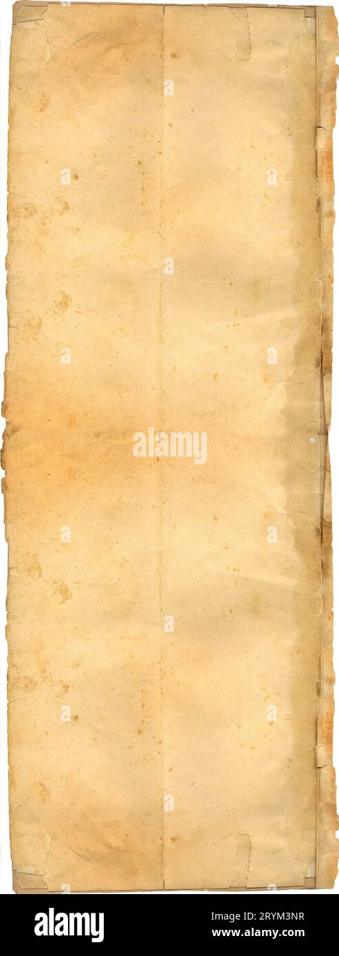 La texture du papier de fond carton close-up. Grunge old paper texture Banque D'Images