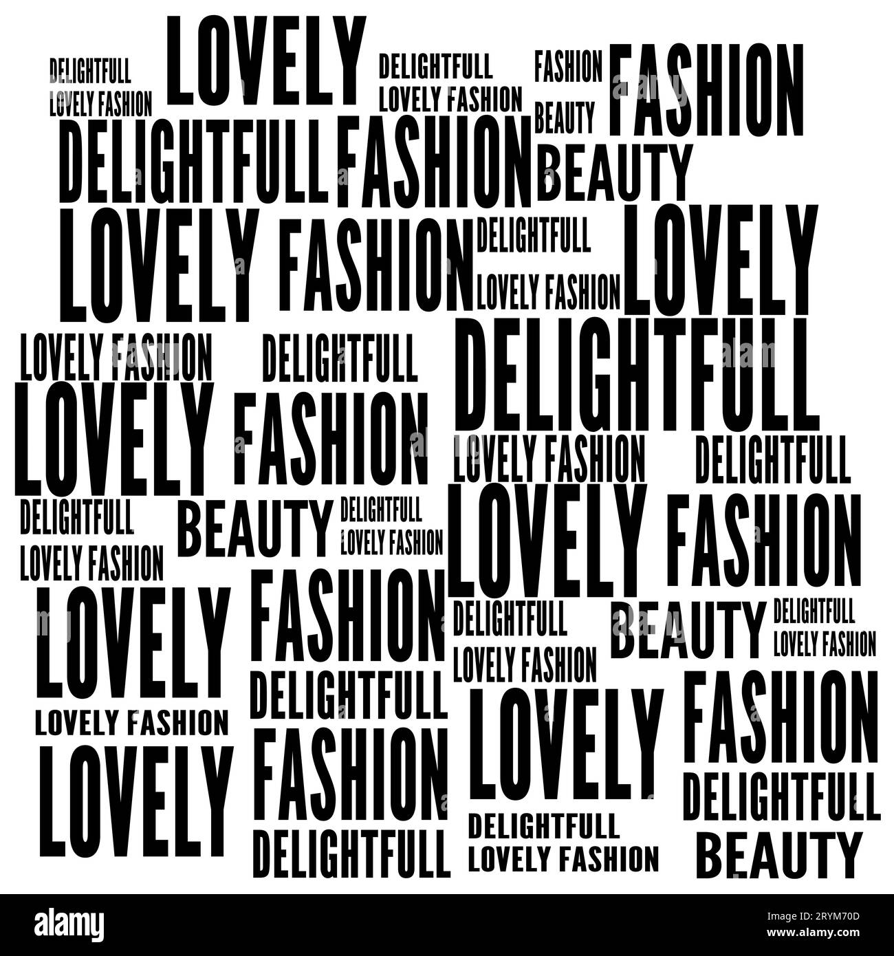 Beau concept de collage de nuage de mots. Banque D'Images