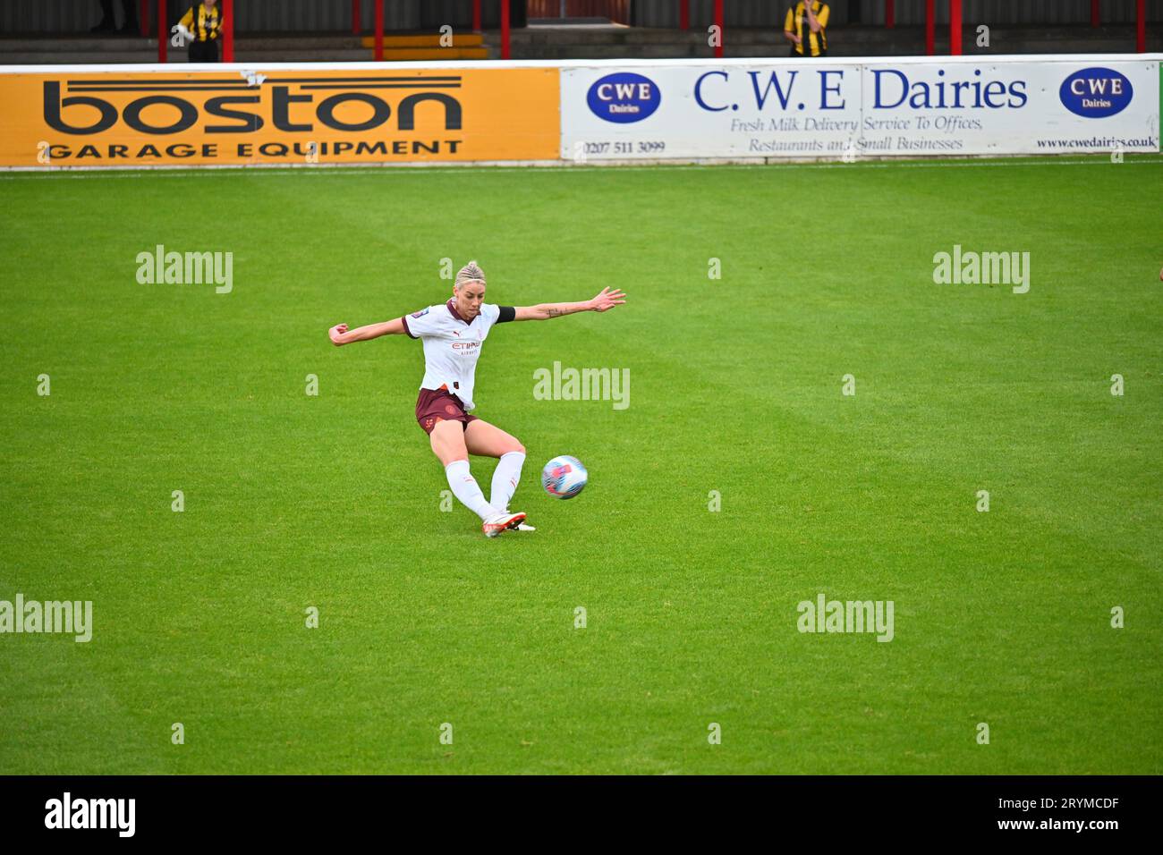 LONDRES, ANGLETERRE - OCTOBRE 01 : Allana Kennedy pour Manchester City Women contre West Ham Women Banque D'Images