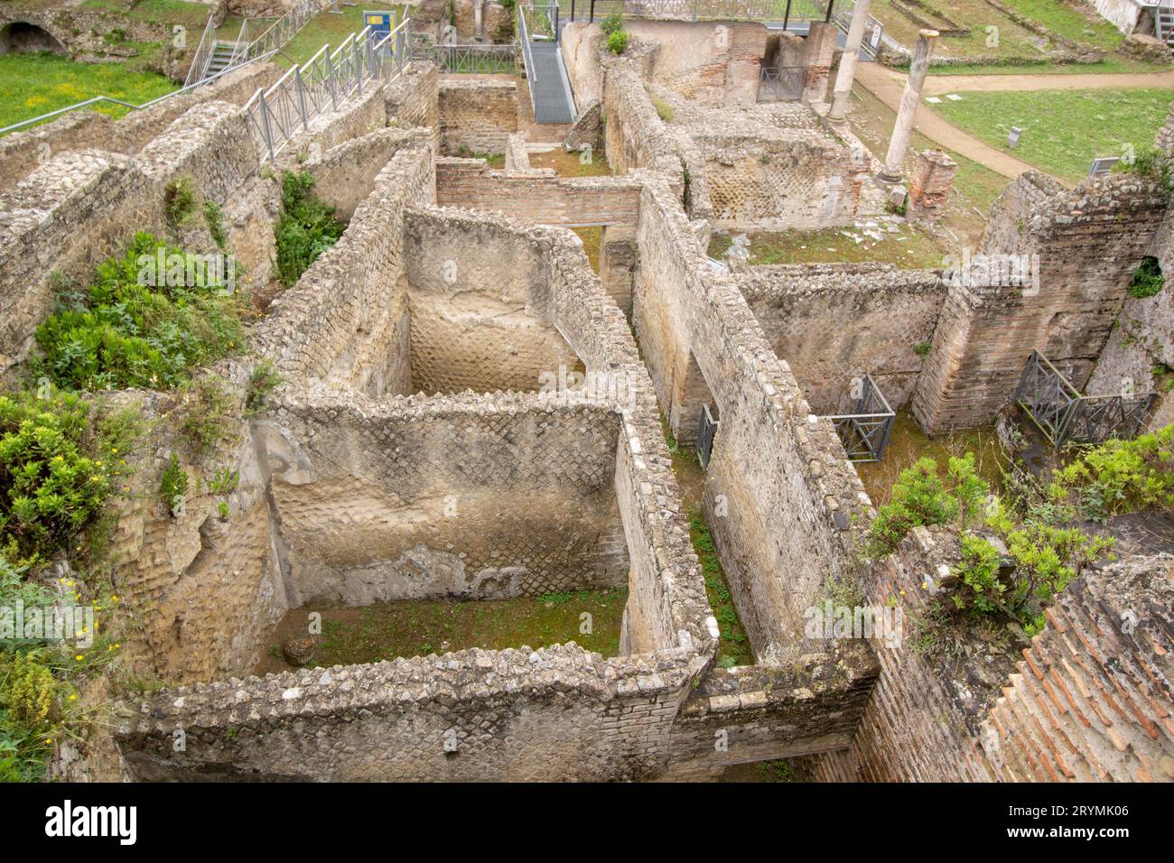 Site archéologique de Bath of Baia en Campanie Banque D'Images