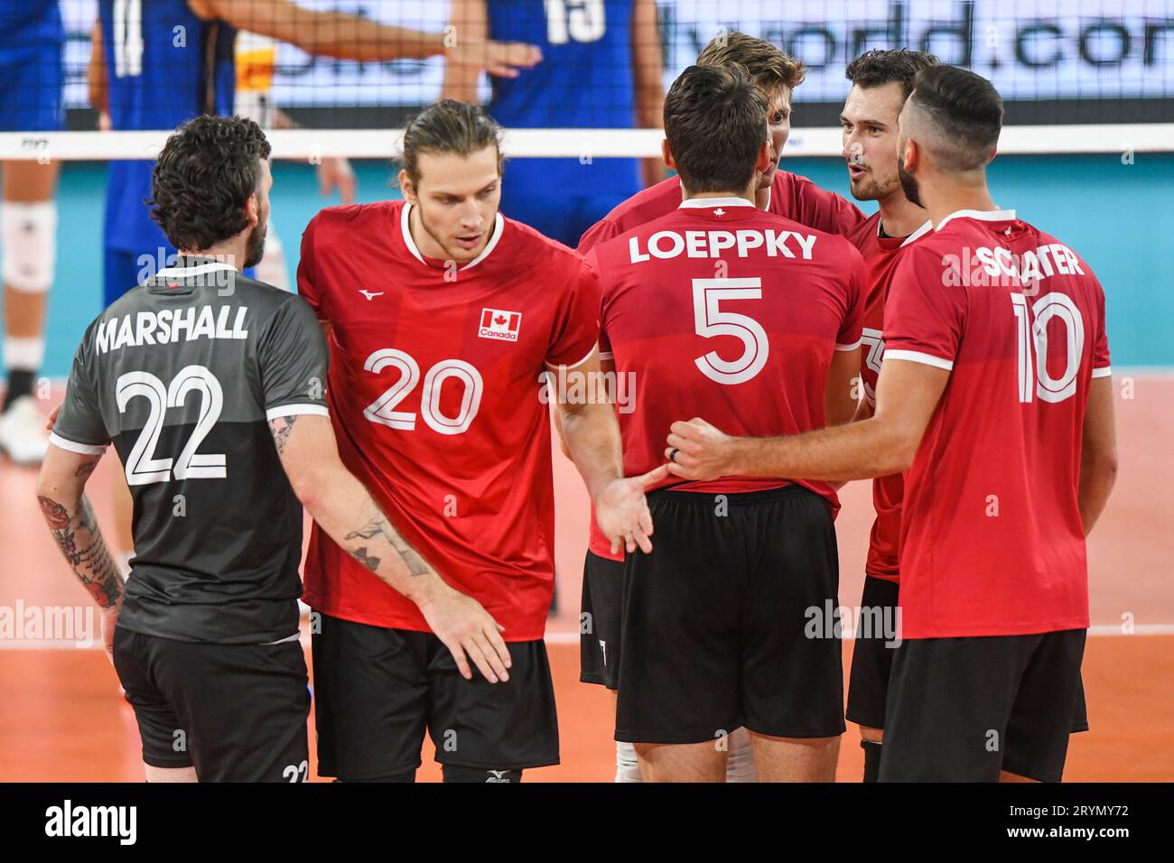 Équipe nationale de volleyball du Canada. Championnat du monde de volleyball 2022. Banque D'Images