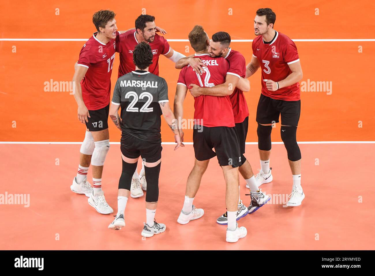 Équipe nationale de volleyball du Canada. Championnat du monde de volleyball 2022. Banque D'Images