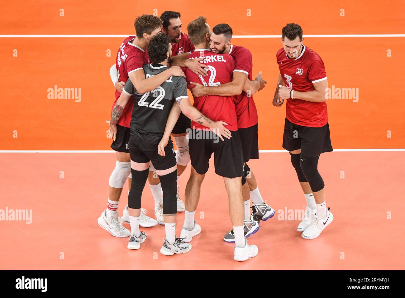 Équipe nationale de volleyball du Canada. Championnat du monde de volleyball 2022. Banque D'Images
