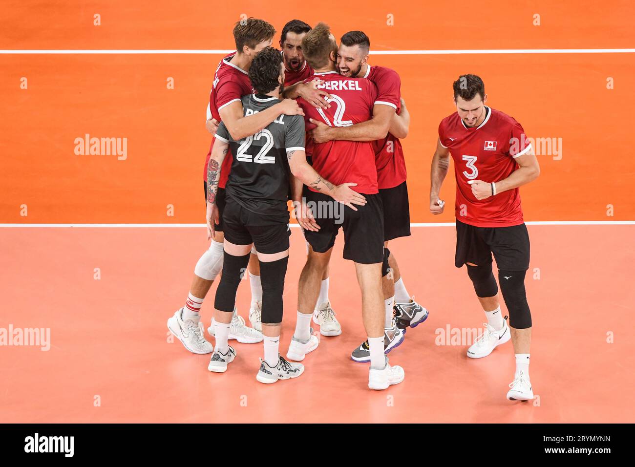 Équipe nationale de volleyball du Canada. Championnat du monde de volleyball 2022. Banque D'Images