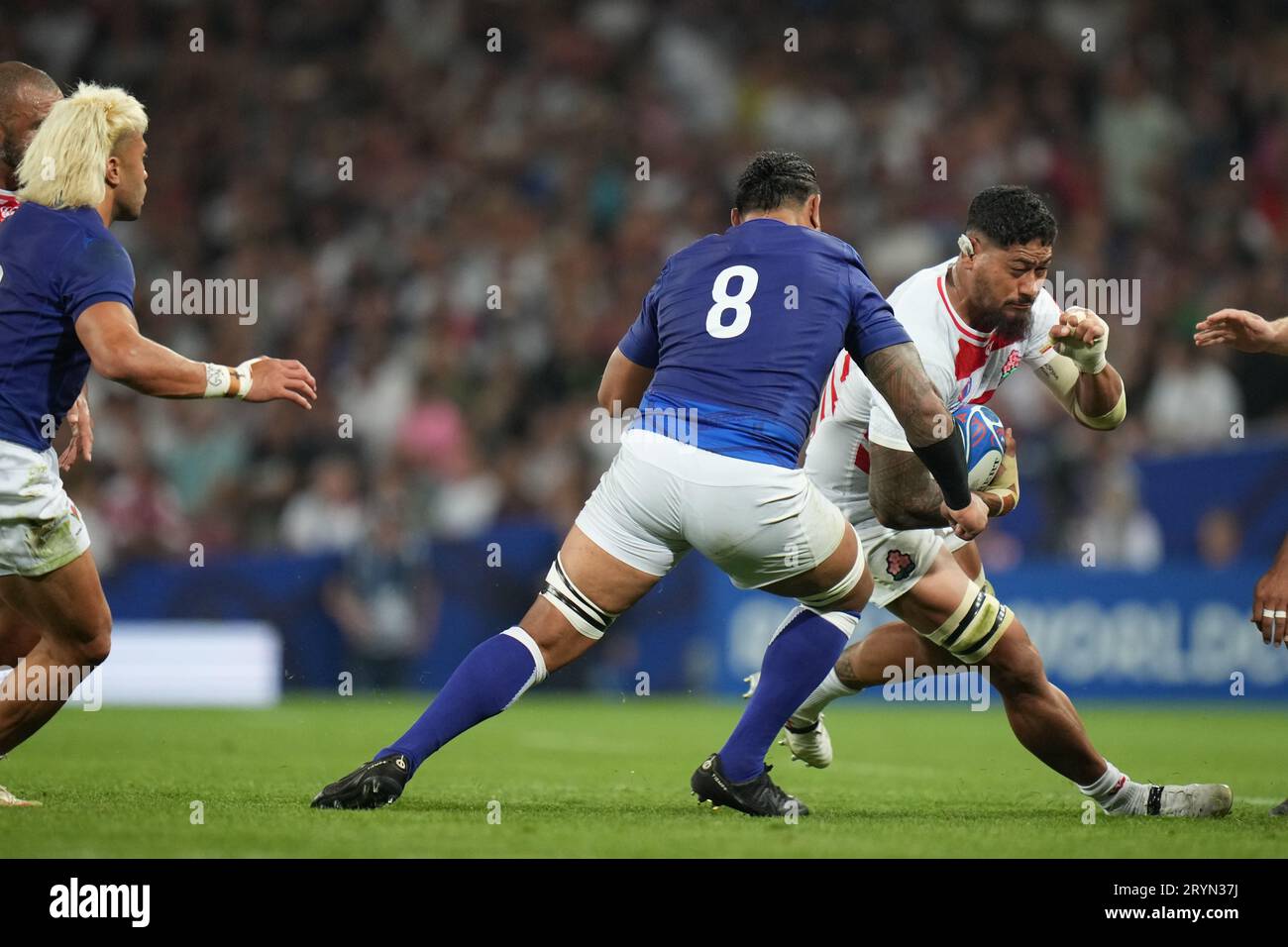 Le Japonais Amato Fakatava lors du match de la coupe du monde de rugby