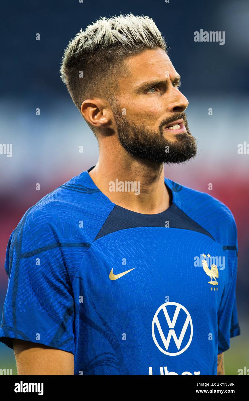 Olivier GIROUD France Banque D'Images