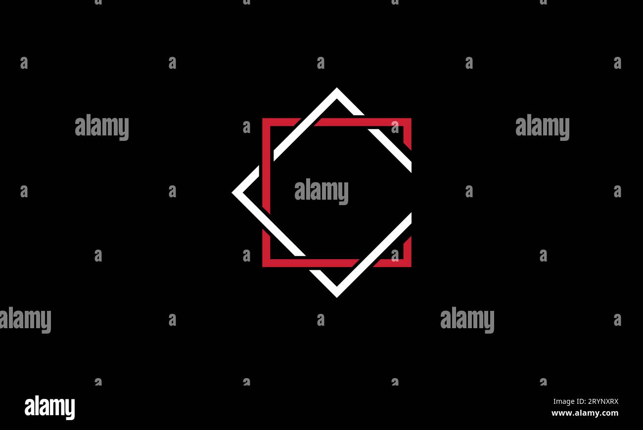C, CC, lettres abstraites logo Monogram Illustration de Vecteur