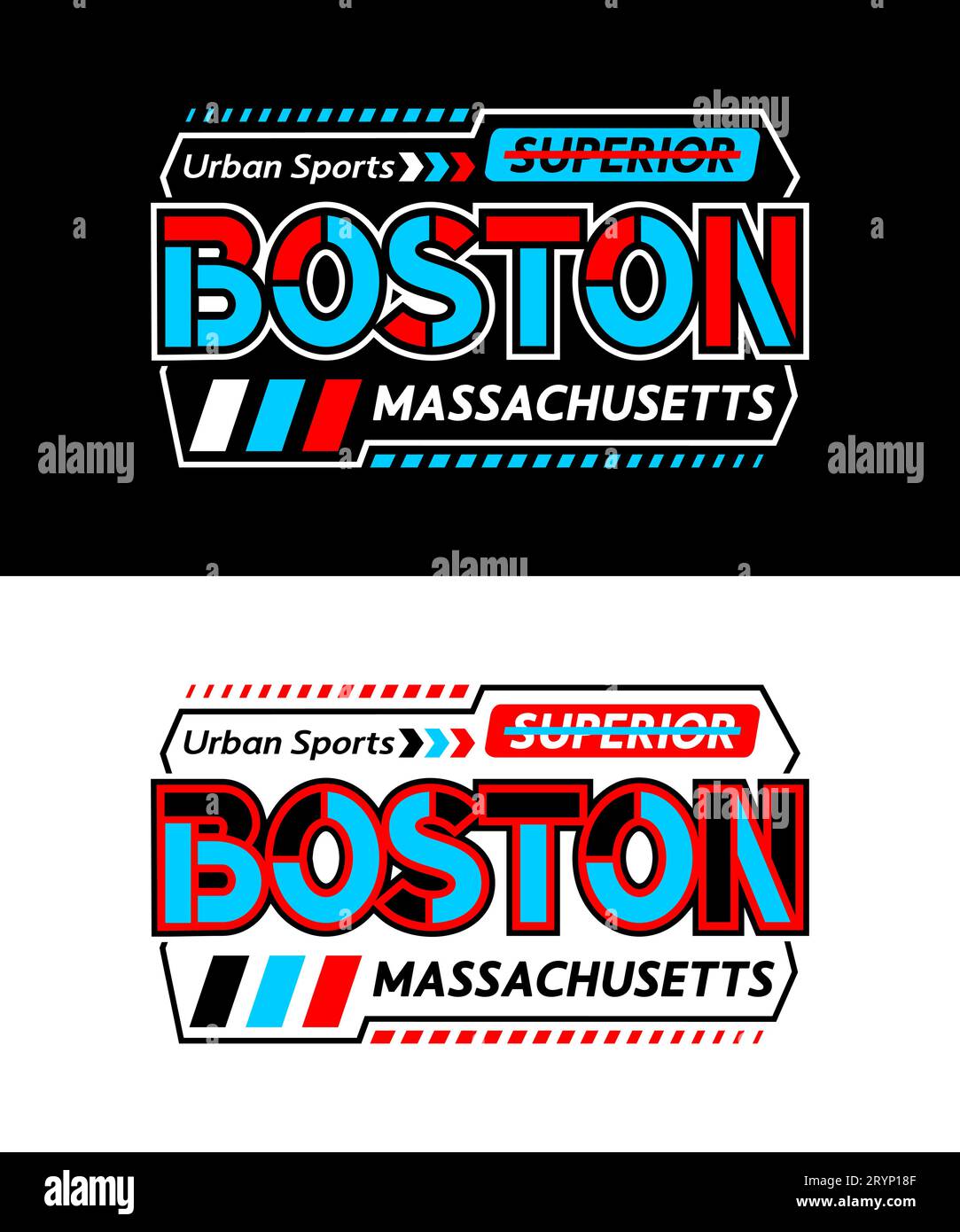 Boston Massachusetts City Racing typeface, typographie, pour t-shirt, affiches, étiquettes, etc Illustration de Vecteur