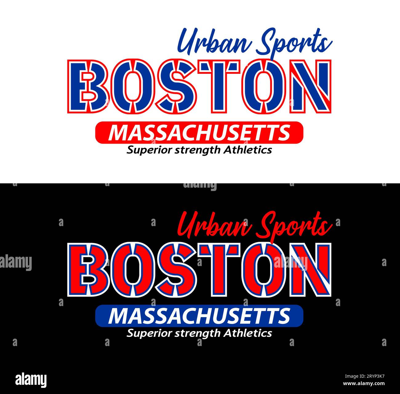 Boston Massachusetts City sports typeface, typographie, pour t-shirt, affiches, étiquettes, etc Illustration de Vecteur