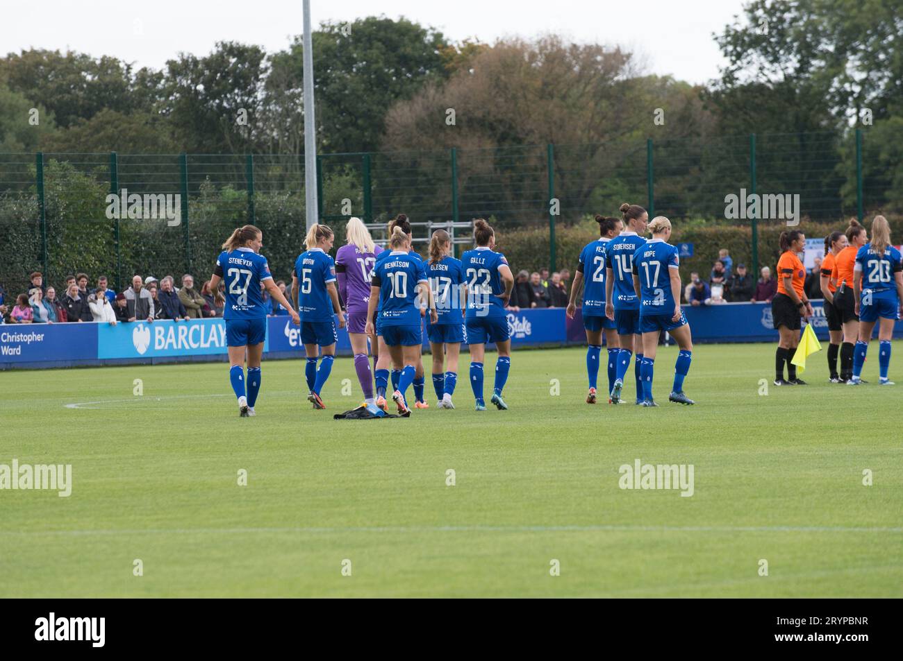 WSL Everton V Brighton & Hove Albion, un match à domicile pour Everton. Une victoire pour Brighton 2-1. Walton Park Stadium (Terry Scott/SPP) crédit : SPP Sport Press photo. /Alamy Live News Banque D'Images