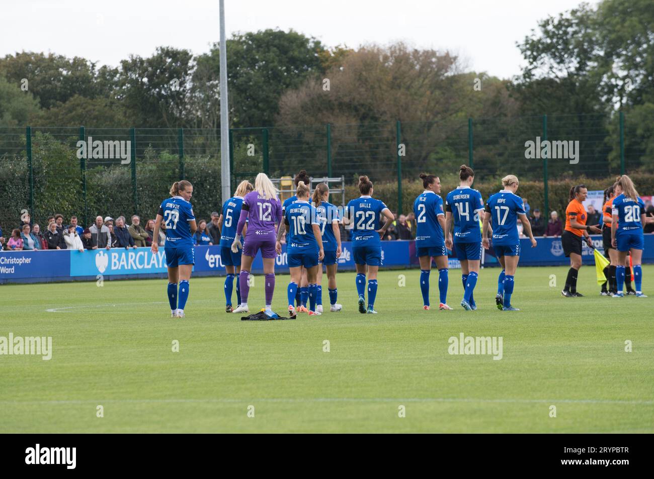 WSL Everton V Brighton & Hove Albion, un match à domicile pour Everton. Une victoire pour Brighton 2-1. Walton Park Stadium (Terry Scott/SPP) crédit : SPP Sport Press photo. /Alamy Live News Banque D'Images