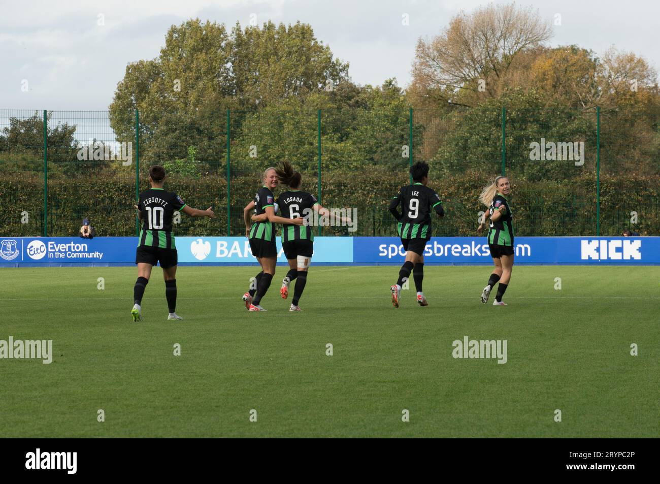 WSL Everton V Brighton & Hove Albion, un match à domicile pour Everton. Une victoire pour Brighton 2-1. Walton Park Stadium (Terry Scott/SPP) crédit : SPP Sport Press photo. /Alamy Live News Banque D'Images