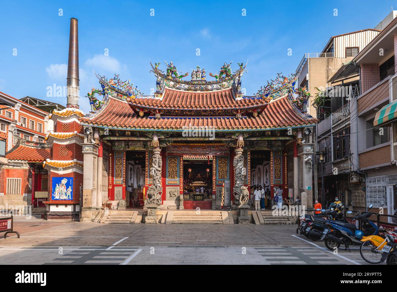 30 septembre 2023 : le temple Grand Matsu, alias le temple Datianhou ou la Grande Reine du ciel, est un temple construit en 1664 pour la déesse de la Mer Mazu et lo Banque D'Images