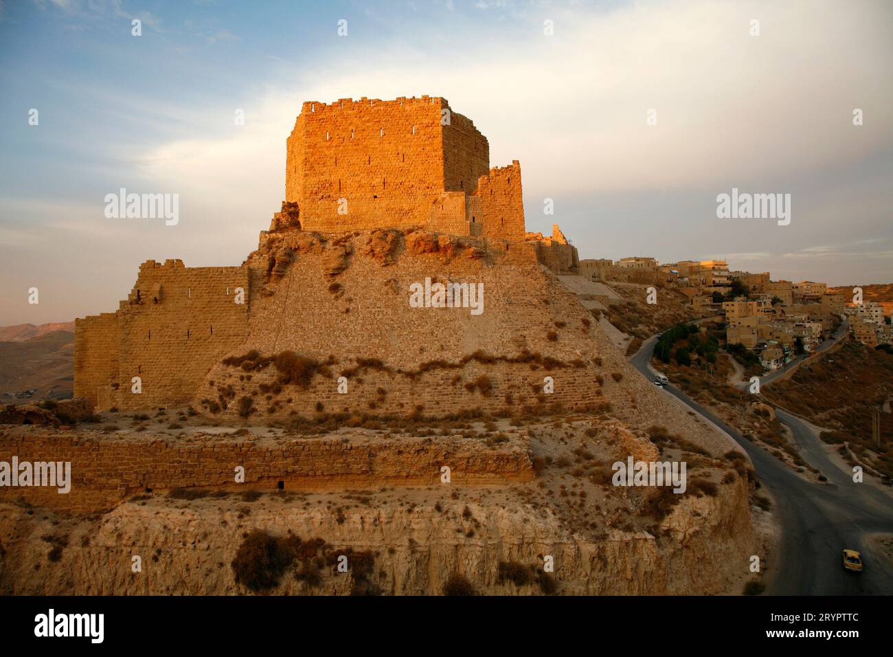 château en Jordanie Banque D'Images