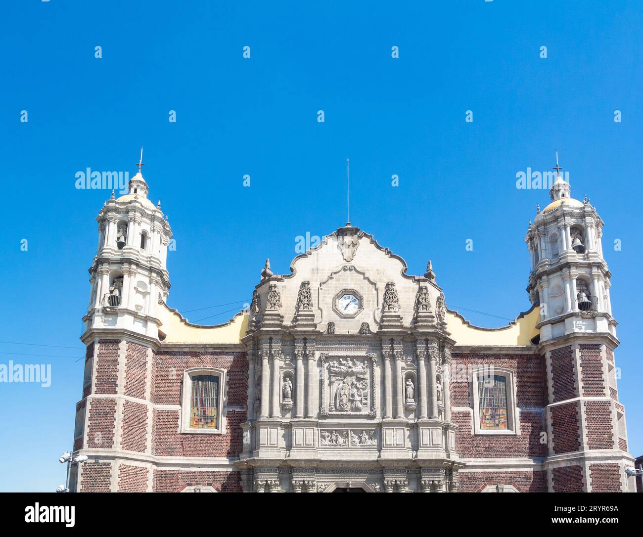 Mexico, CDMX, Mexico, Basílica de Nuestra Señora de Guadalupe, Insigne y Nacional Basílica de Santa María de Guadalupe. Editorial uniquement. Banque D'Images