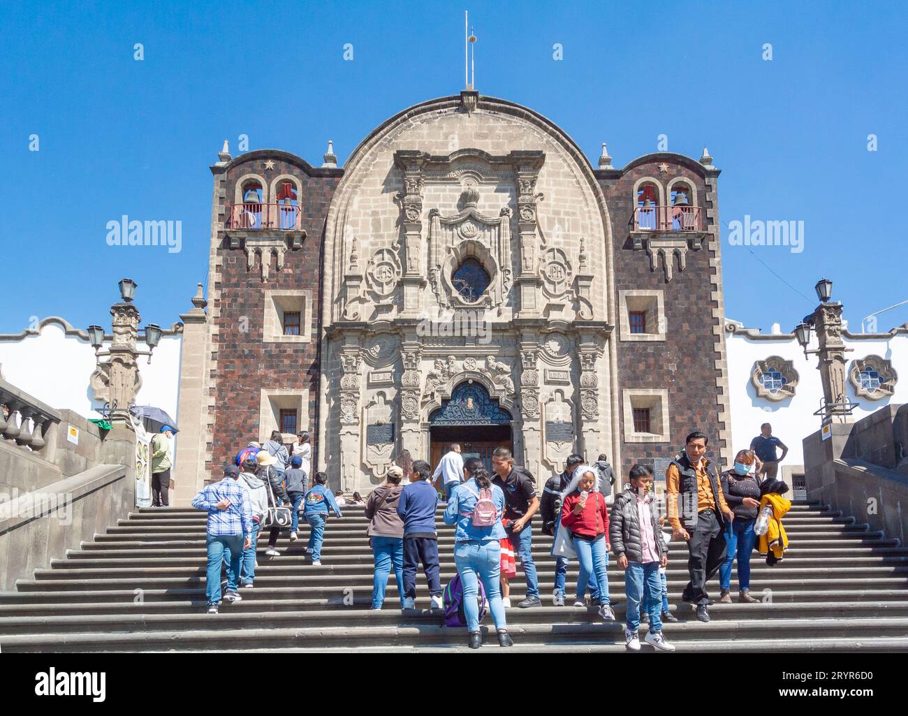 Mexico, CDMX, Mexico, Basílica de Nuestra Señora de Guadalupe, Insigne y Nacional Basílica de Santa María de Guadalupe. Editorial uniquement. Banque D'Images