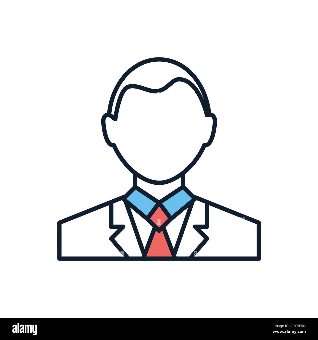 Icône vectorielle associée à l'écran plat de signature utilisateur Illustration de Vecteur