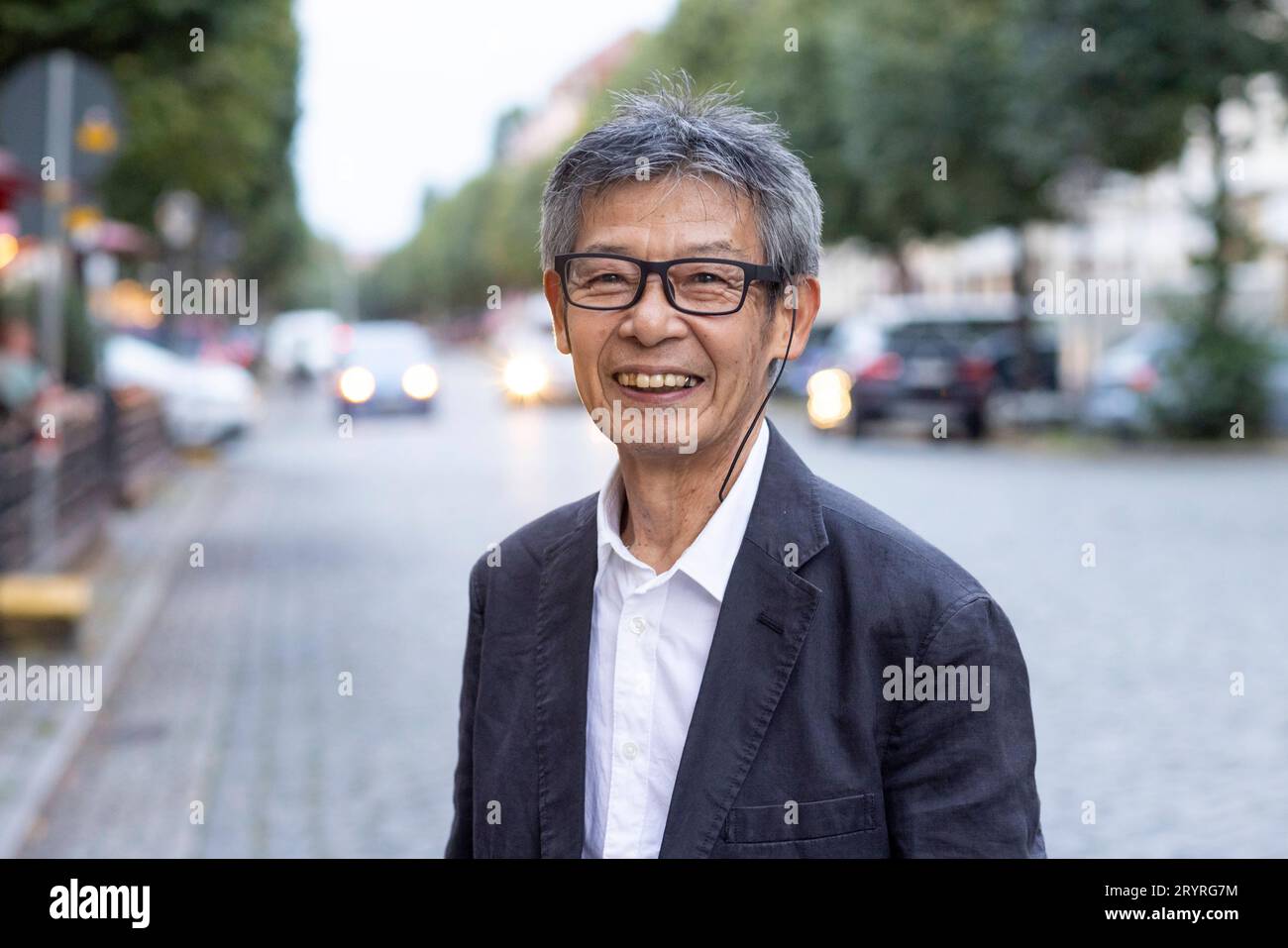 29.09.2023, Deutschland, Sachsen, Dresden, Porträt von dem japanischen ...