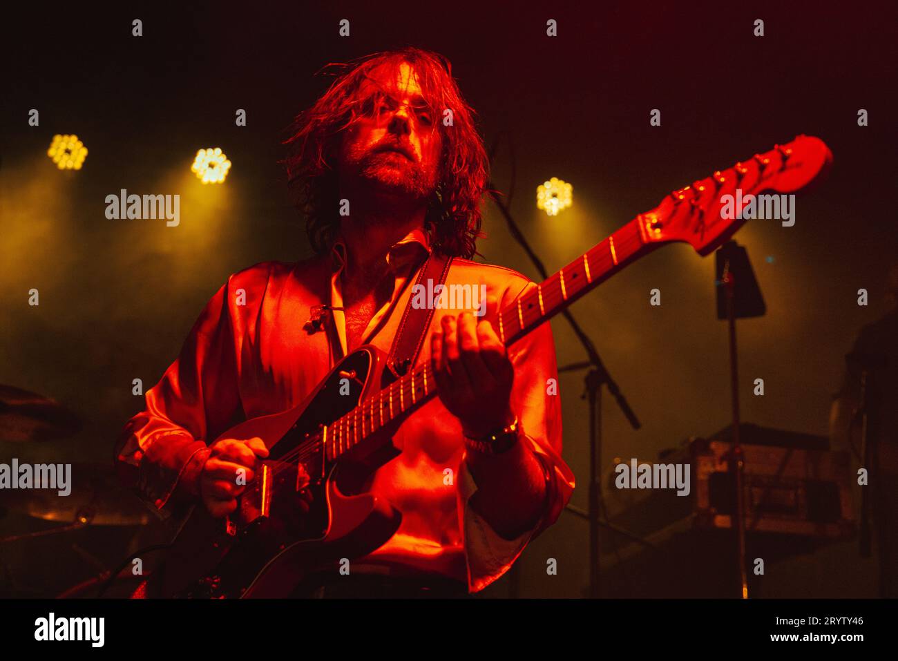 Milan, Italie, 30 septembre 2023. Le groupe de rock alternatif anglais Demob Happy se produit en concert à Arci bellezza, Milan. Crédits : Maria Laura Arturi/Alamy Live News Banque D'Images