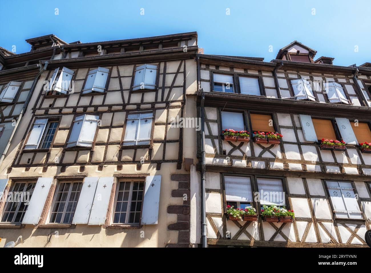 Architecture de maison à colombages à colmar Banque D'Images
