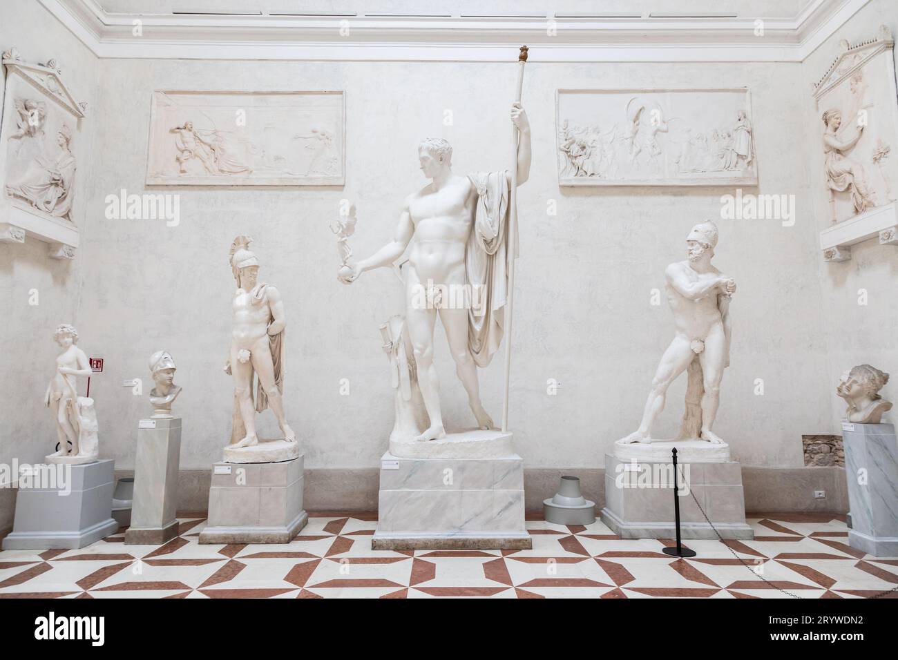 Intérieur du musée Antonio Canova, exposition d'art ancien, intérieur Banque D'Images