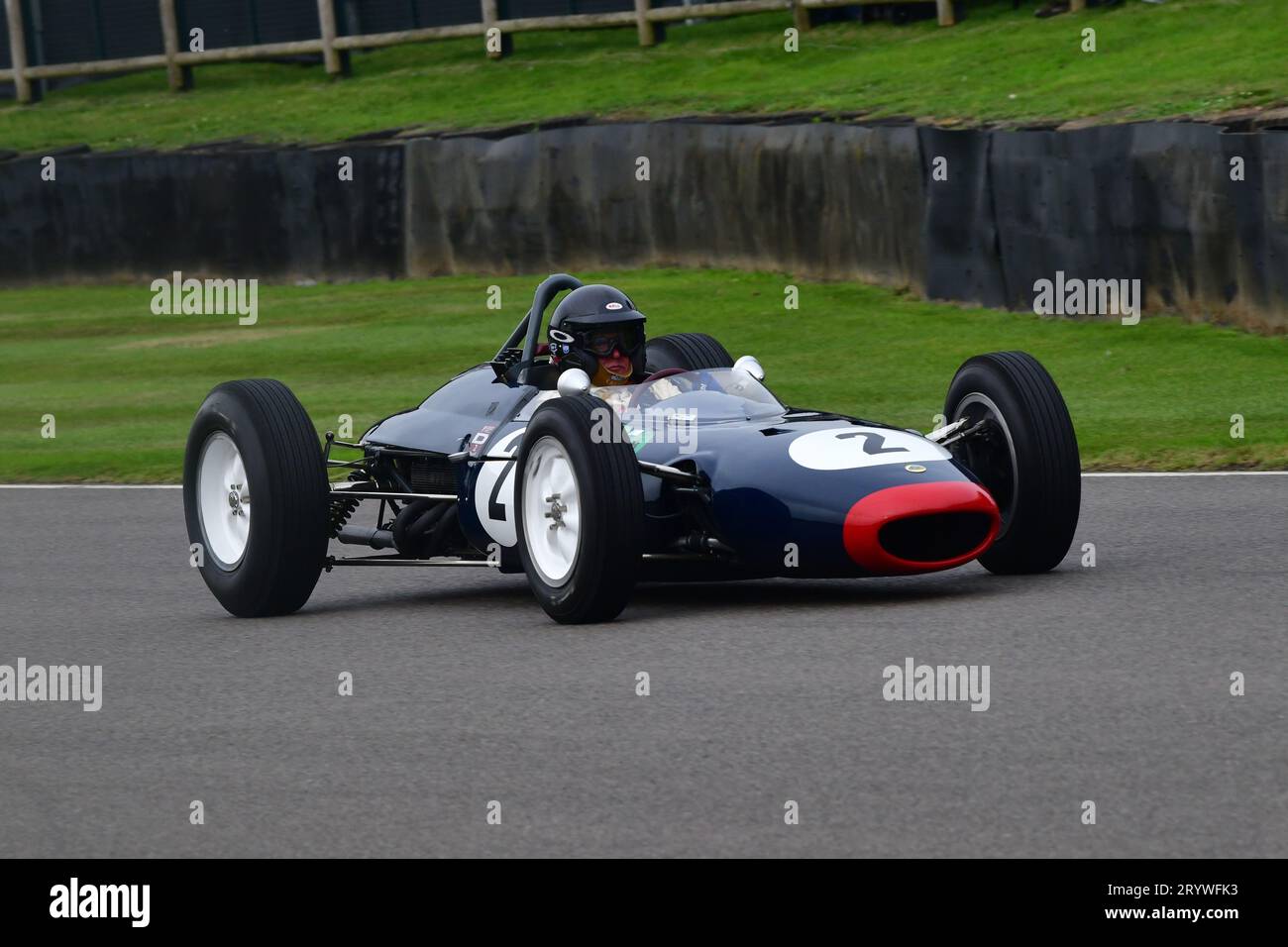 Federico Buratti, Lotus-BRM 24, Glover Trophy, une course de 25 minutes pour des voitures de 1½ litre de Grand Prix, qui ont concouru sur des pistes au Royaume-Uni et en Europe, soit Banque D'Images