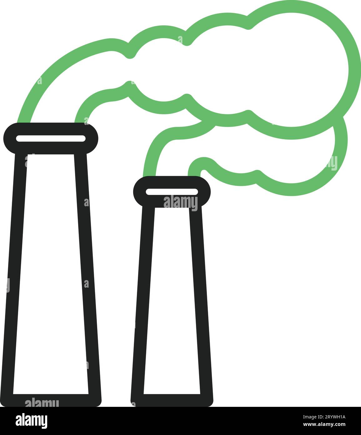 Image vectorielle d'icône de cheminée. Illustration de Vecteur