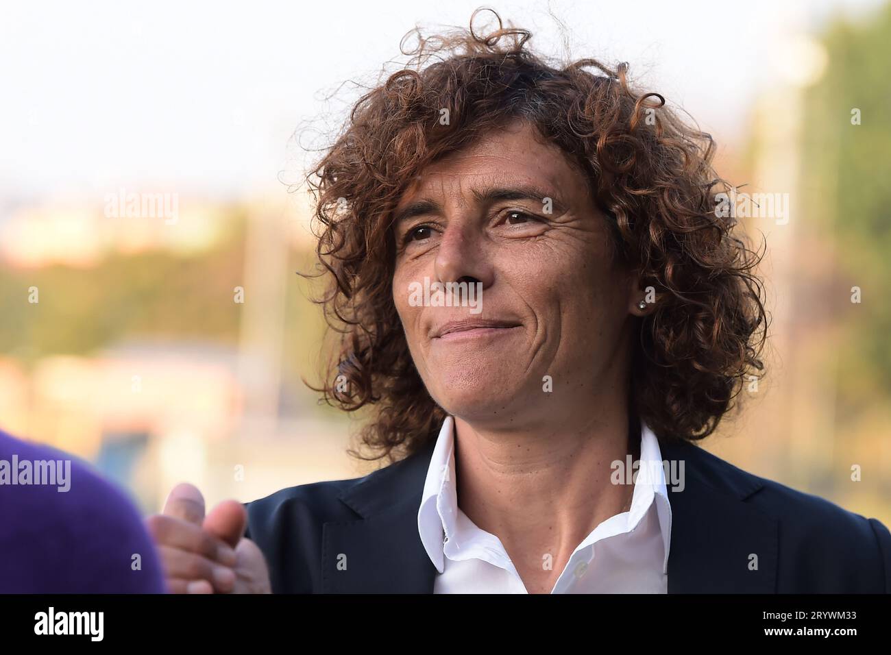 Rita Guarino (entraîneur-chef du FC Inter) lors du FC Internazionale Women vs ACF Fiorentina, match de football italien Serie A Women à Sesto San Giovanni (MI), Italie, octobre 02 2023 Banque D'Images