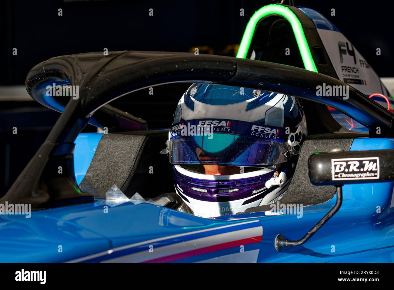 FFSA F4 2023 au circuit Ledenon, Ledenon, FRANCE, 24/09/2023 Florent 'MrCrash' B. Banque D'Images