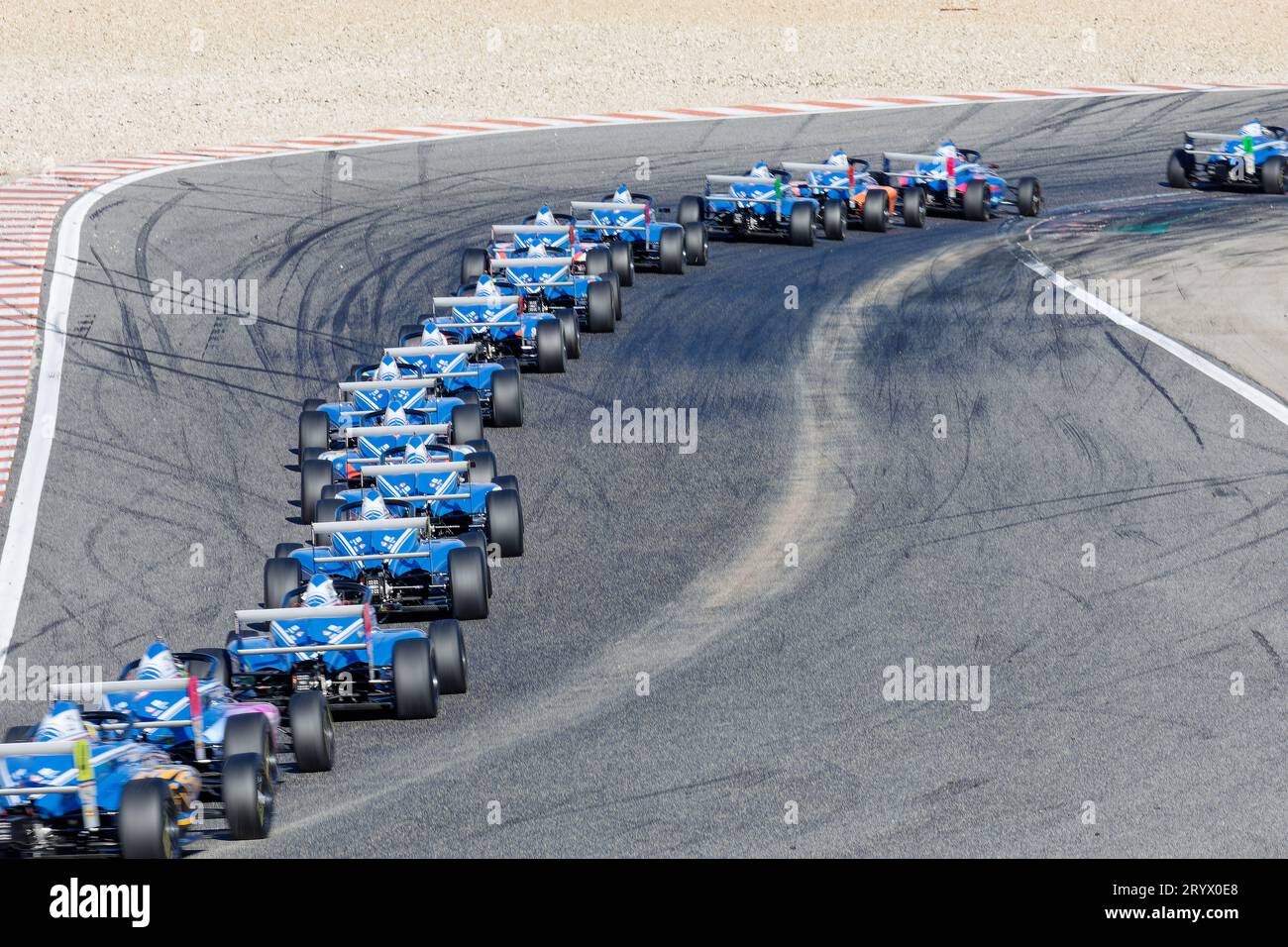 FFSA F4 2023 au circuit Ledenon, Ledenon, FRANCE, 24/09/2023 Florent 'MrCrash' B. Banque D'Images
