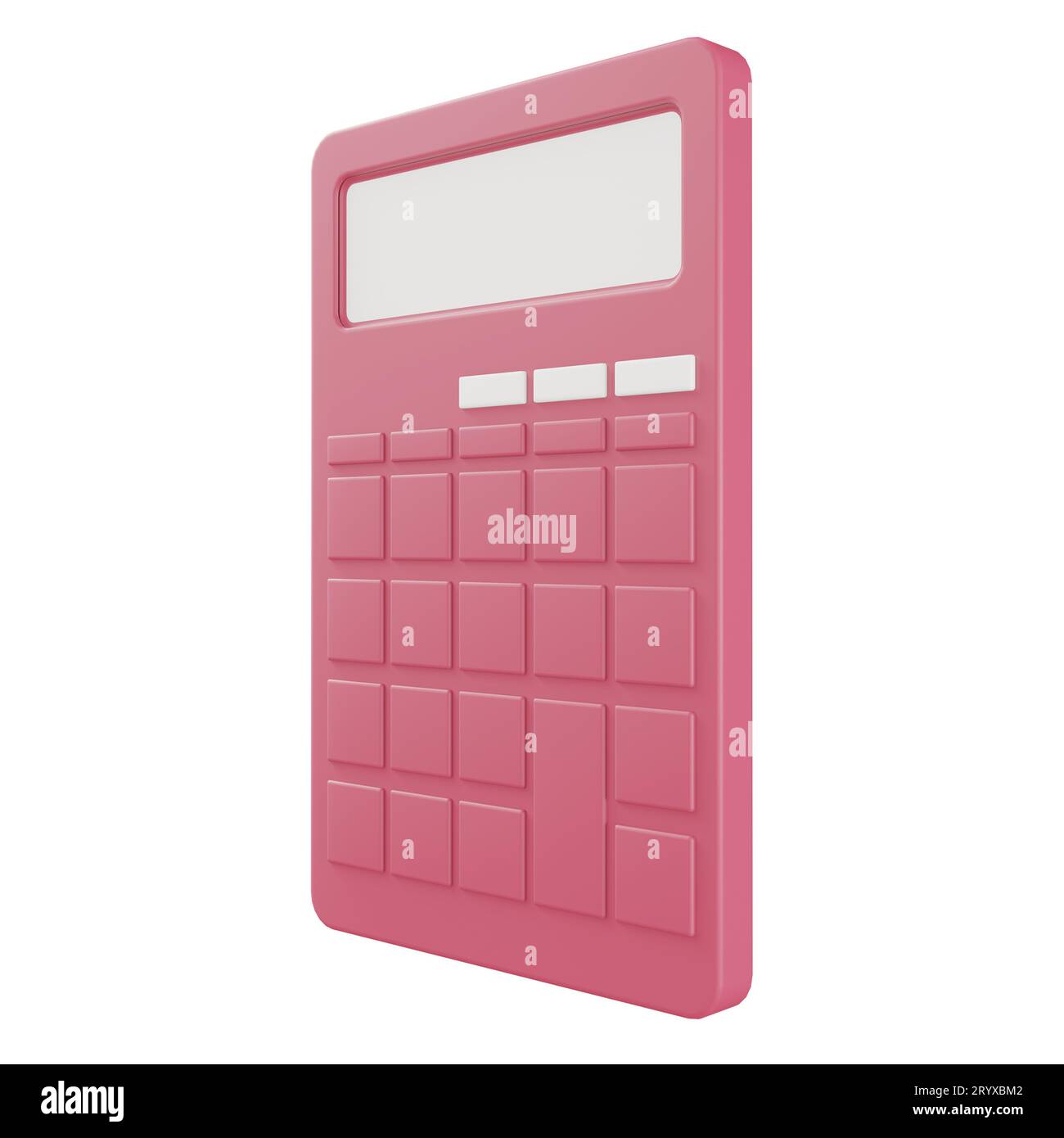 rendu 3d de la calculatrice Banque D'Images