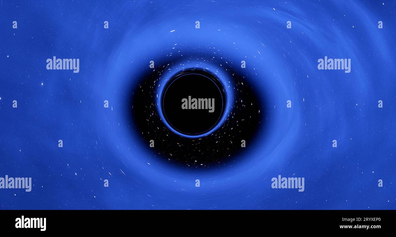 Trou noir de la voie lactée - Sagittaire Une étoile est le trou noir au milieu de la galaxie de la voie lactée. Banque D'Images