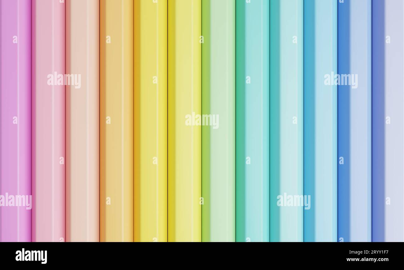Gros plan de crayons de couleur fond texturé. Crayons multicouleurs sur fond blanc. Éducation apprentissage en classe d'art et B Banque D'Images
