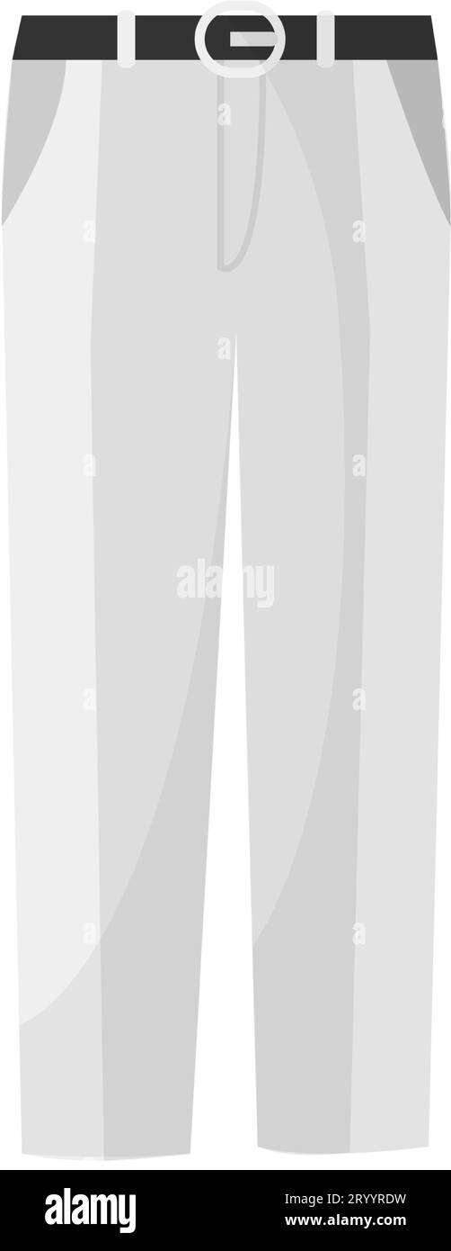 Pantalon avec passants de ceinture pour golfeurs professionnels Illustration de Vecteur