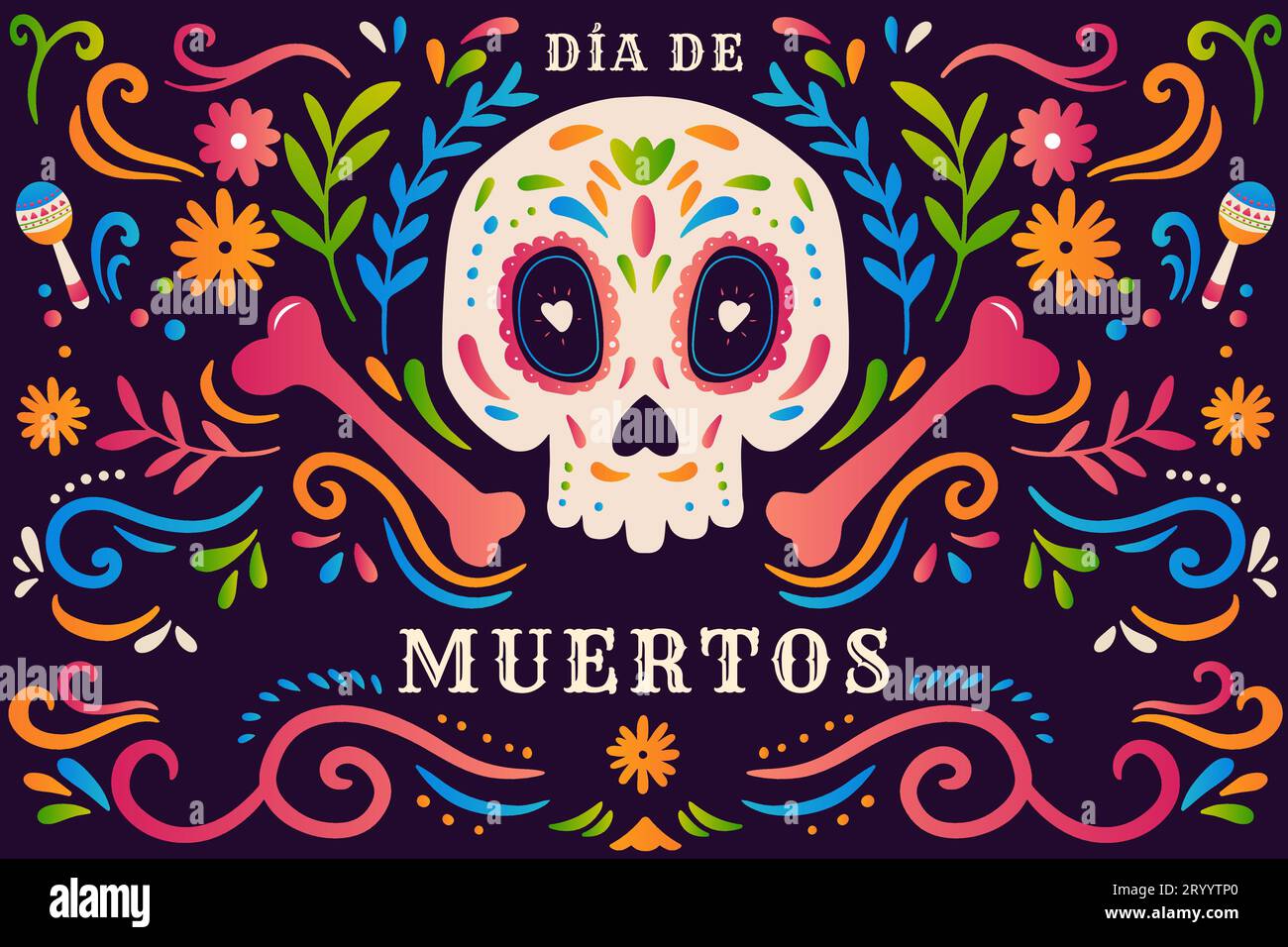 dia-de-los-muertos-vector-vectors-banque-d-images-vectorielles-alamy