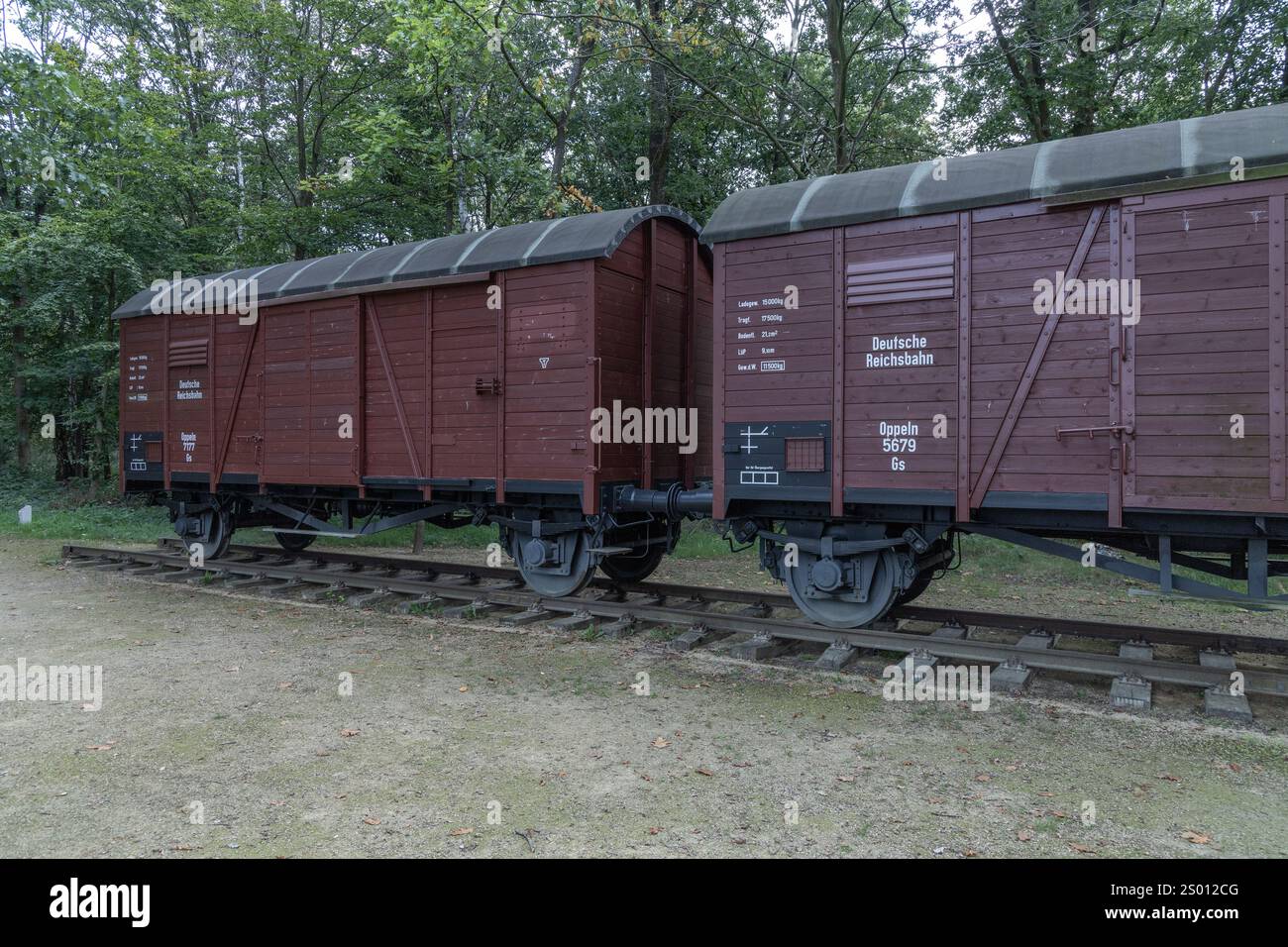 Vught, pays-Bas. 24 septembre 2024. Wagon dans lequel les Juifs ont été déportés de Vught en Allemagne pendant la seconde Guerre mondiale Banque D'Images Vught, pays-Bas. 24 septembre 2024. Wagon dans lequel les Juifs ont été déportés de Vught en Allemagne pendant la seconde Guerre mondiale Banque D'Images