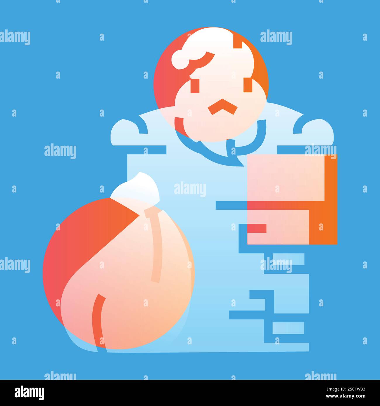 Père Noël par l'icône noire de cheminée. Signez pour la page Web, l'application mobile, le bouton, le logo. Bouton isolé de vecteur. Contour modifiable. Illustration de Vecteur